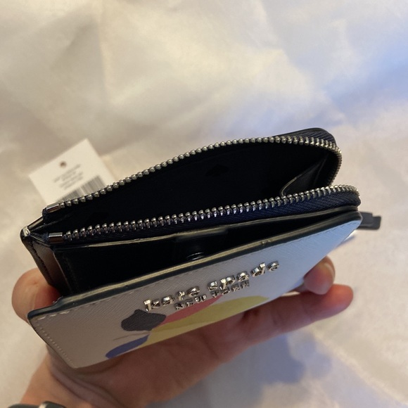 kate spade Cameron Lemon Zest Small Zip Bifold Wallet - Picture 7 of 10